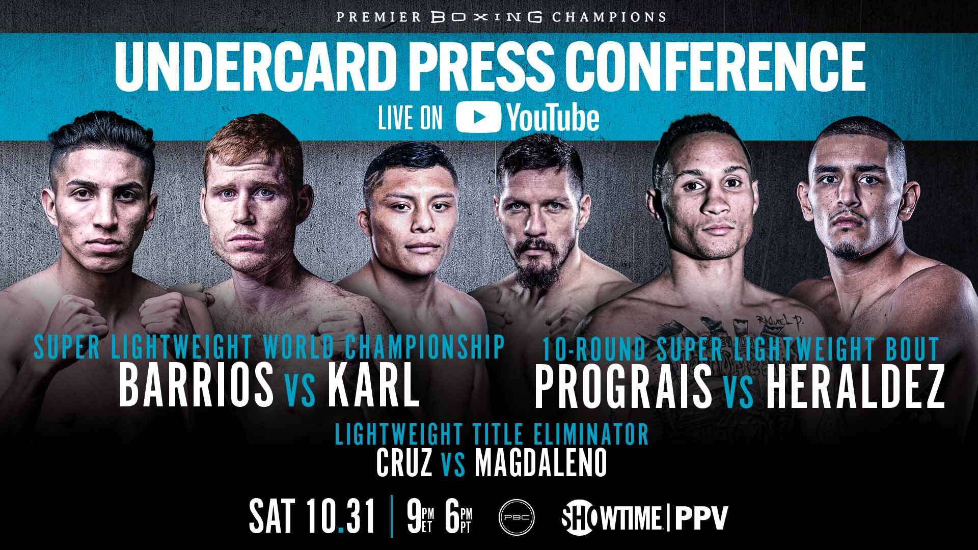 Davis-Santa Cruz Undercard Presser Live Stream on Wednesday