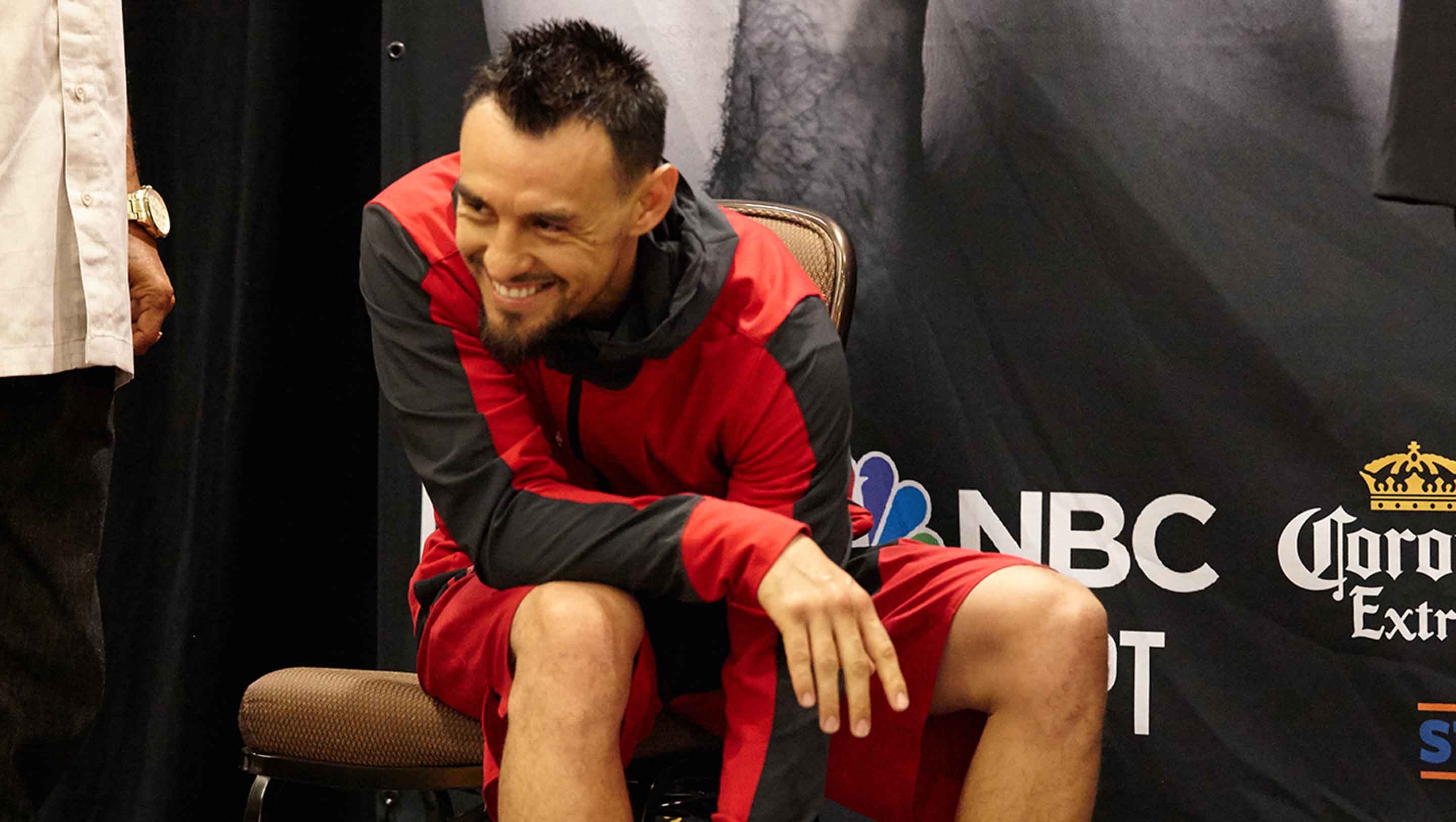 Guerrero shares a smile