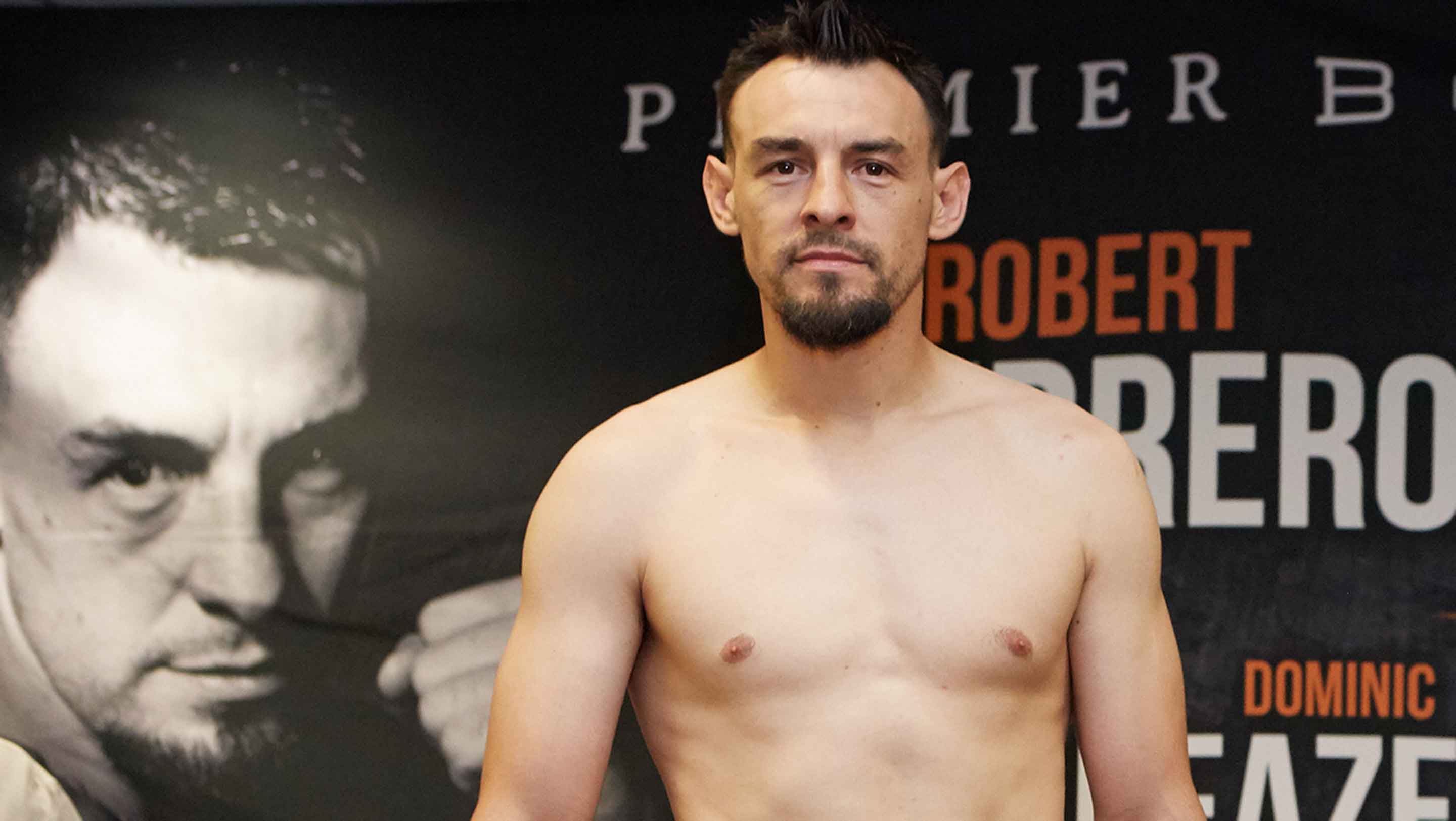 Guerrero at the weigh-in