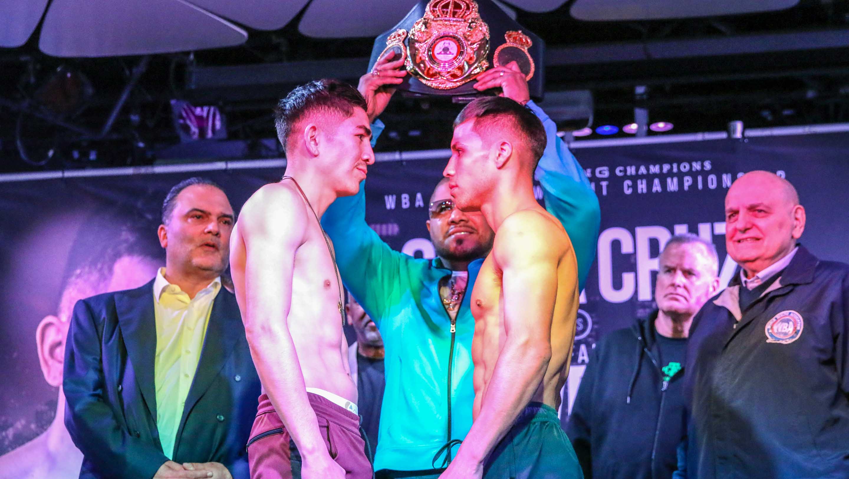 Santa Cruz vs Rivera Weigh-in