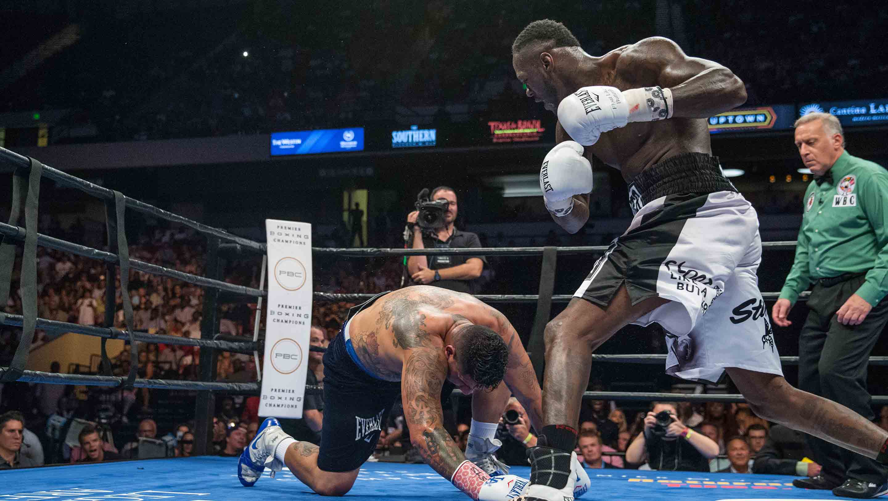 Arreola on the canvas