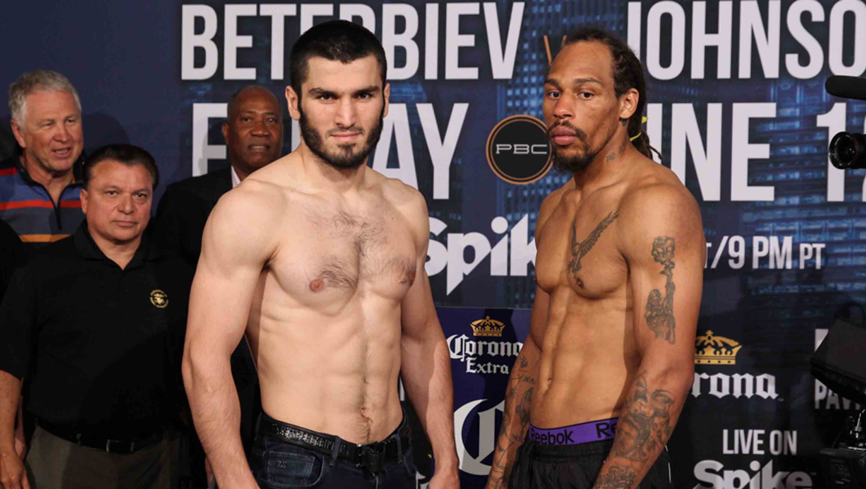 Beterbiev and Johnson meet at weigh-in