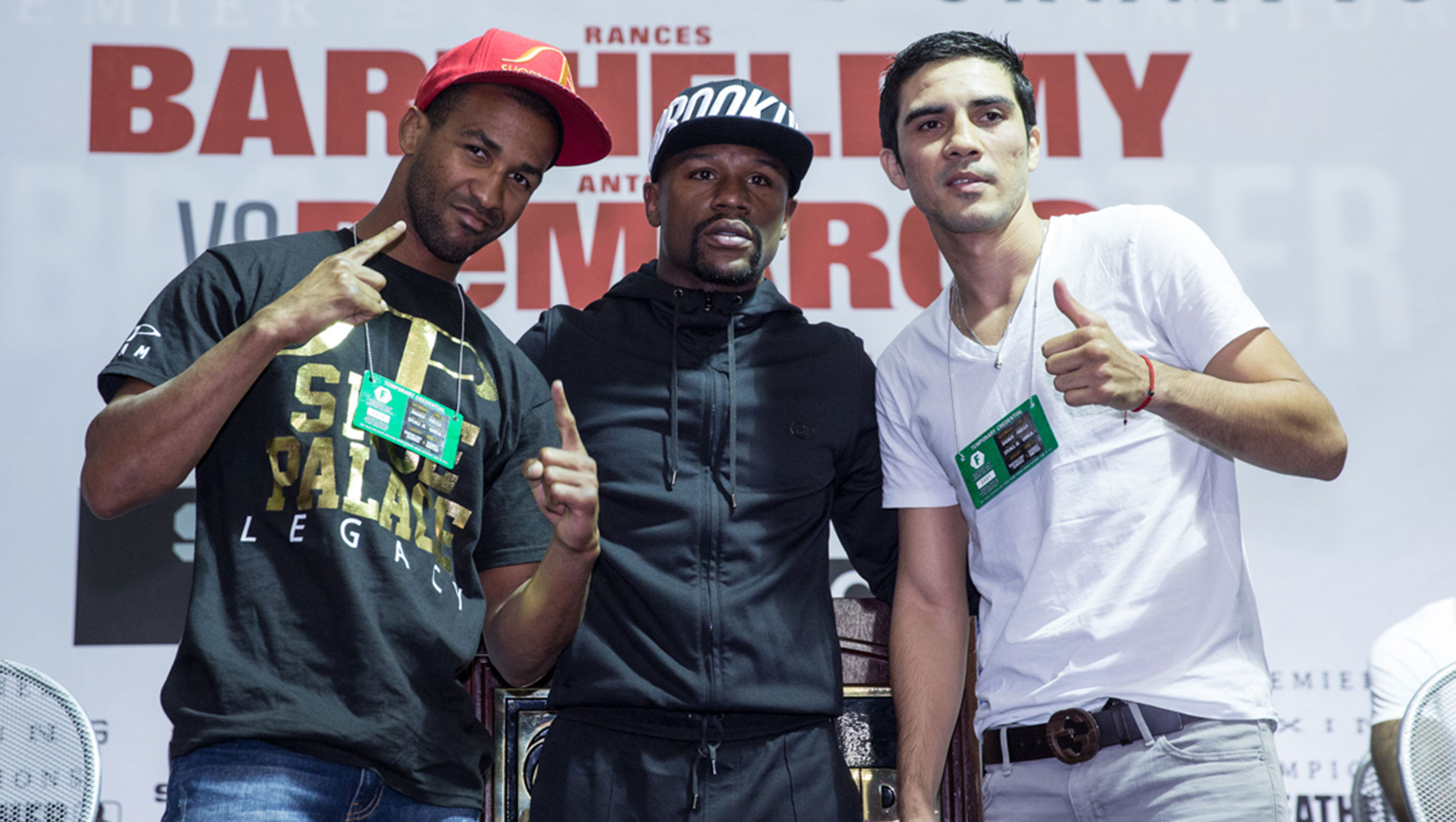 Barthelemy, DeMarco and Mayweather
