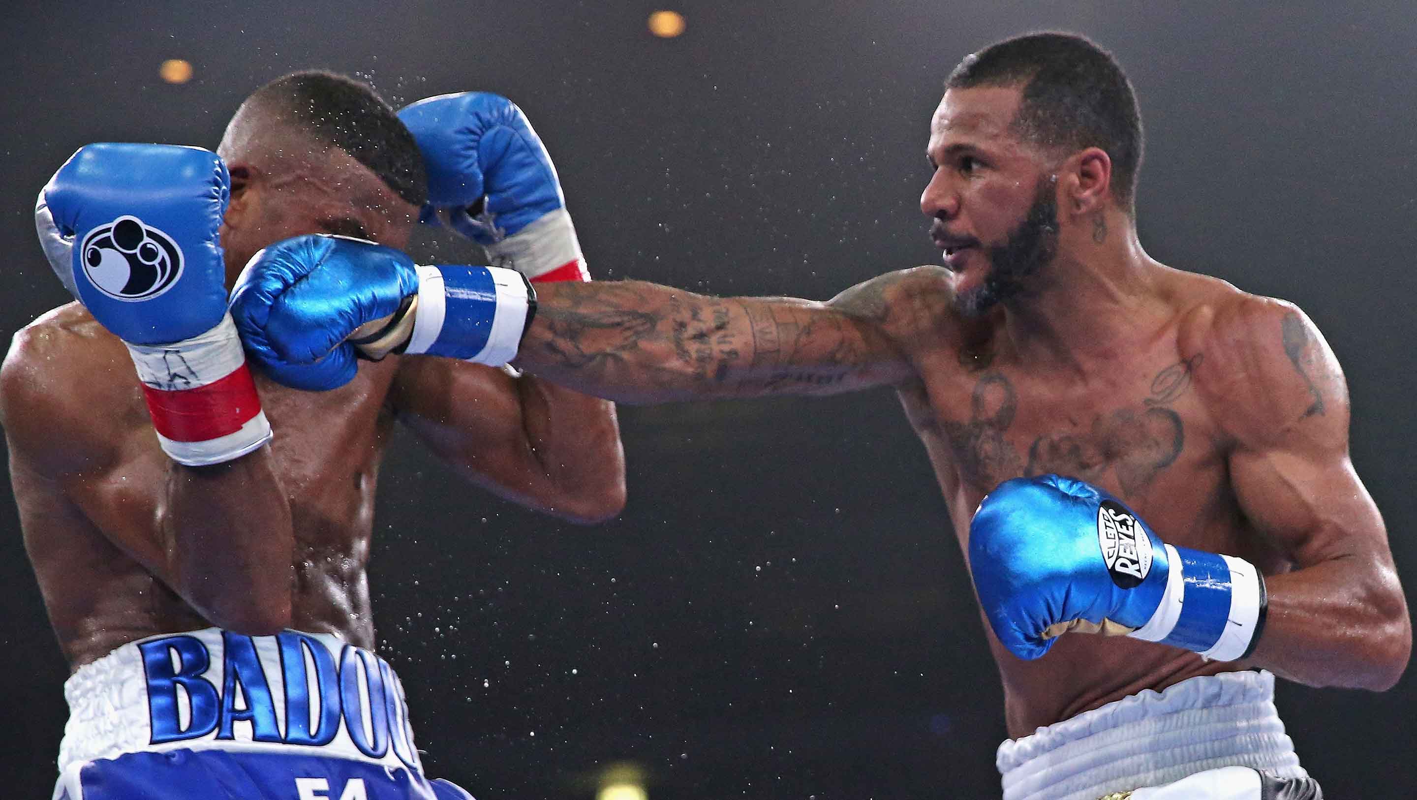 Dirrell lands a right