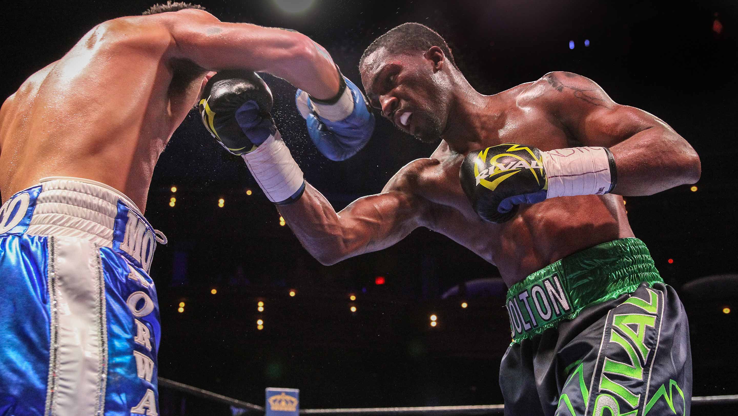Dolton gets busy with his right