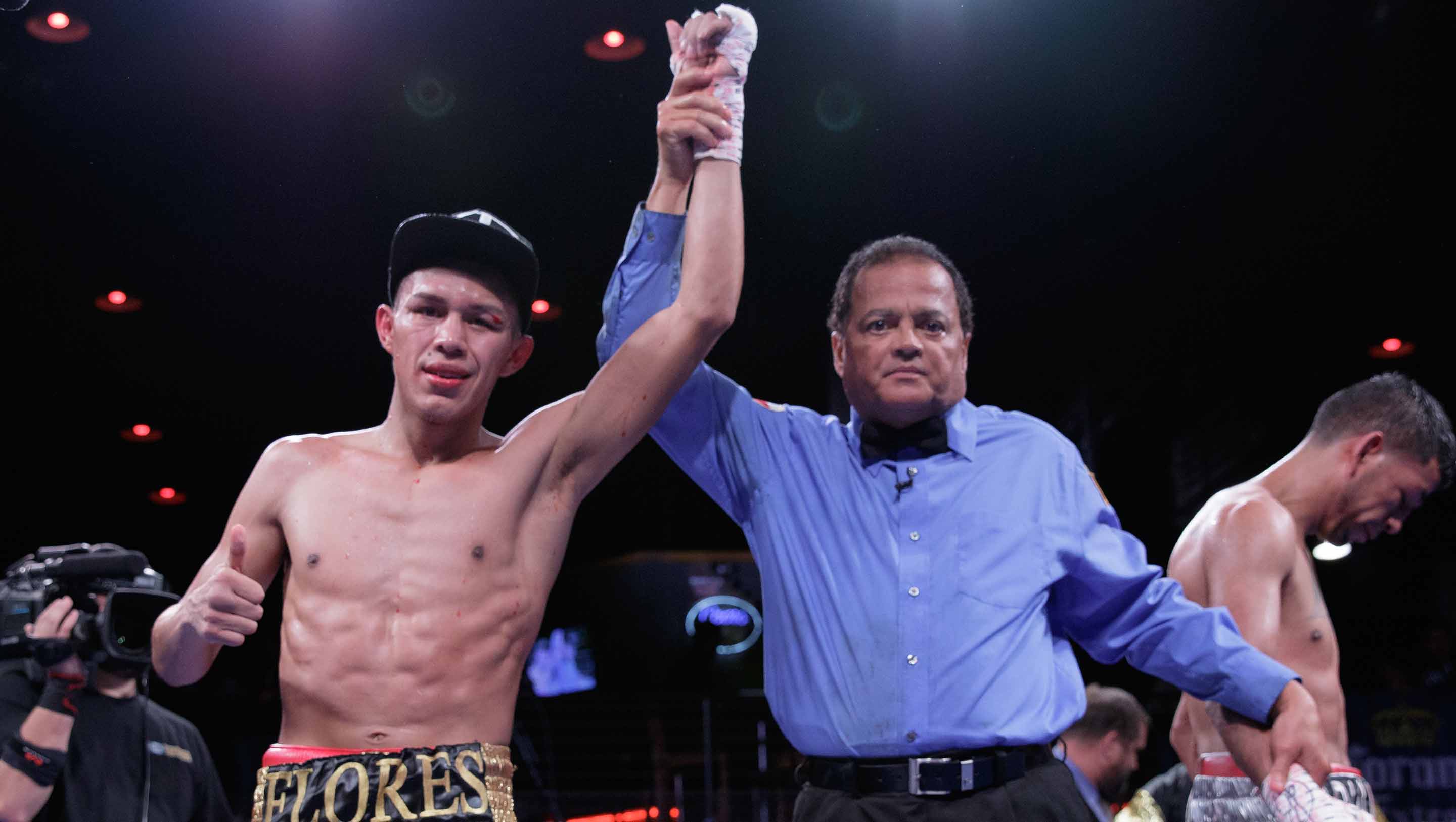 Flores savours his victory