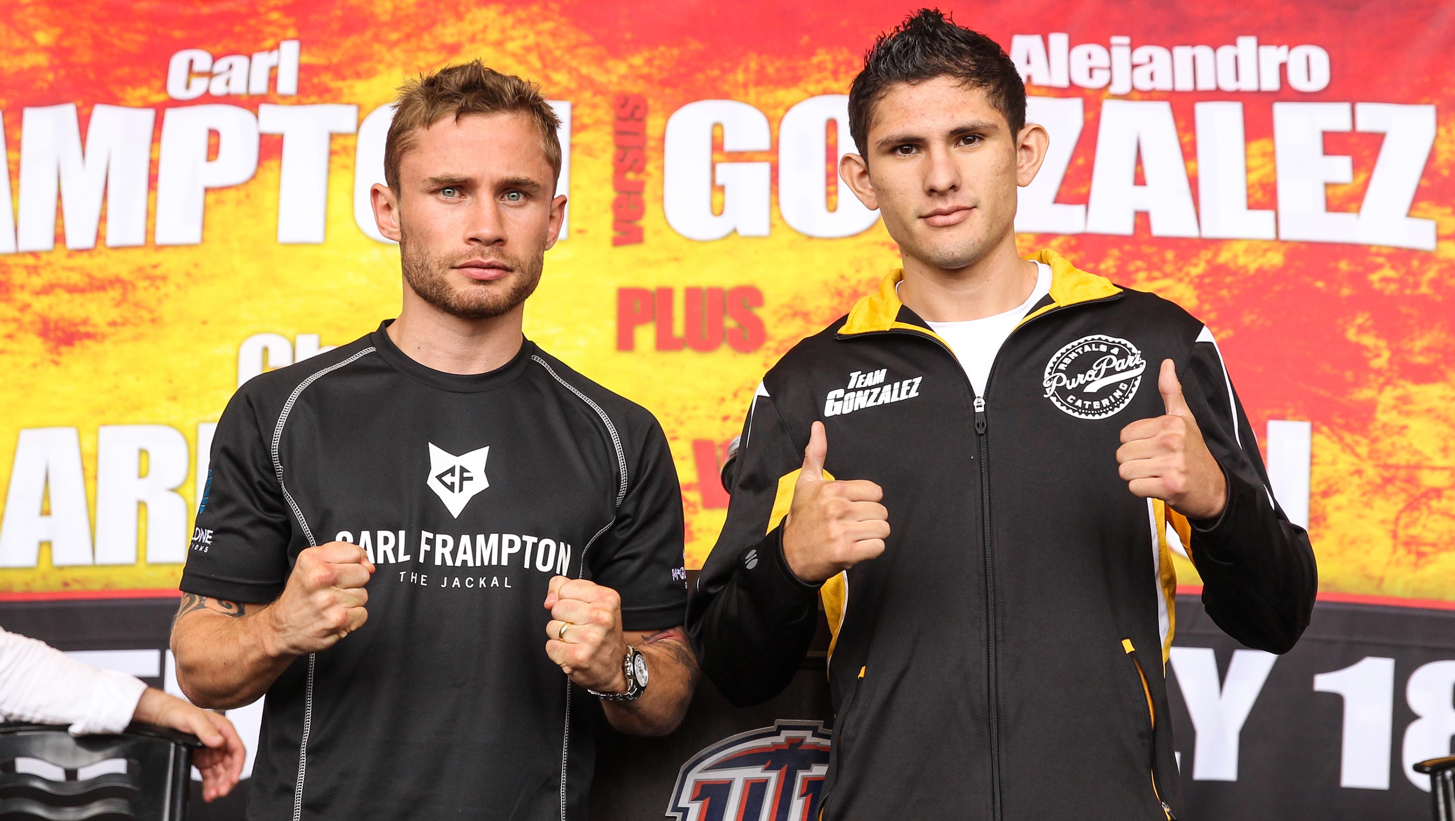 Frampton and Gonzalez Jr. come face to face