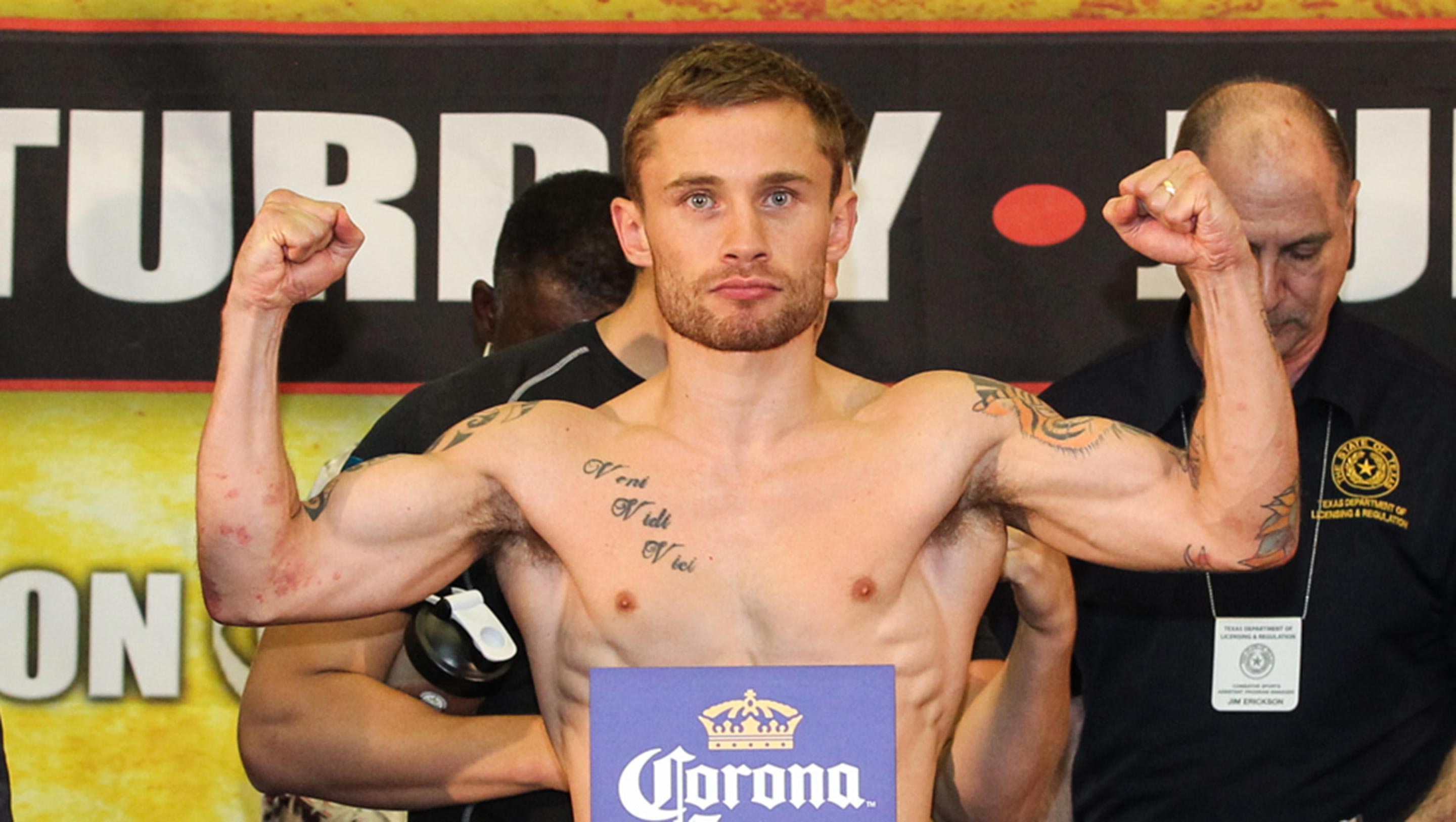 Frampton at weigh-in