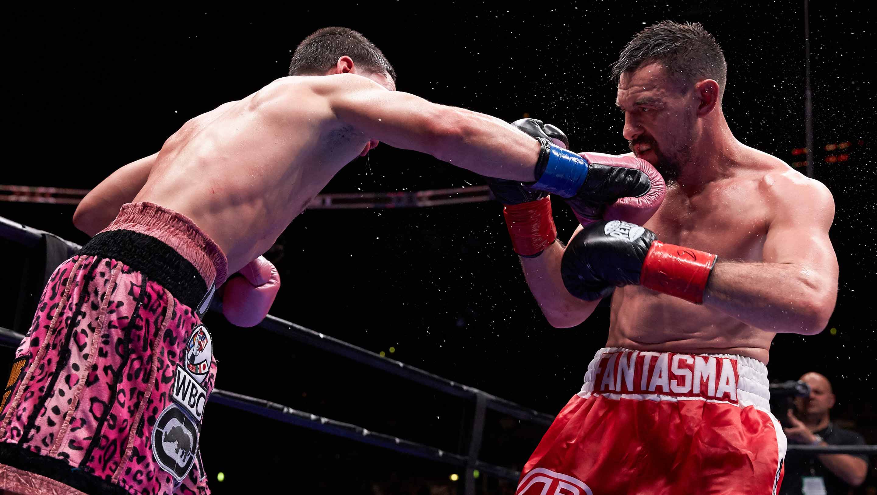 Garcia launches a right hook