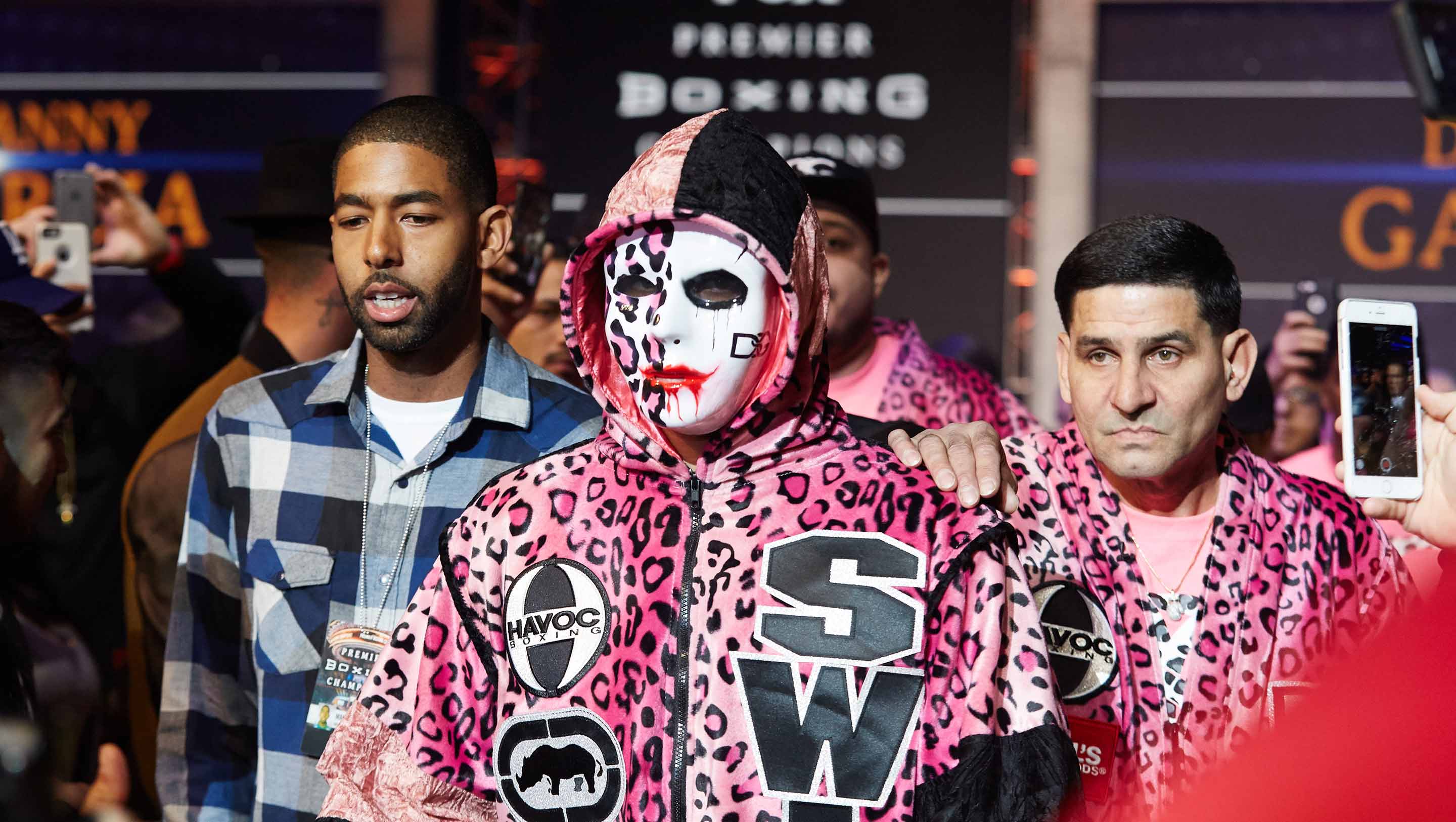 Garcia enters the arena