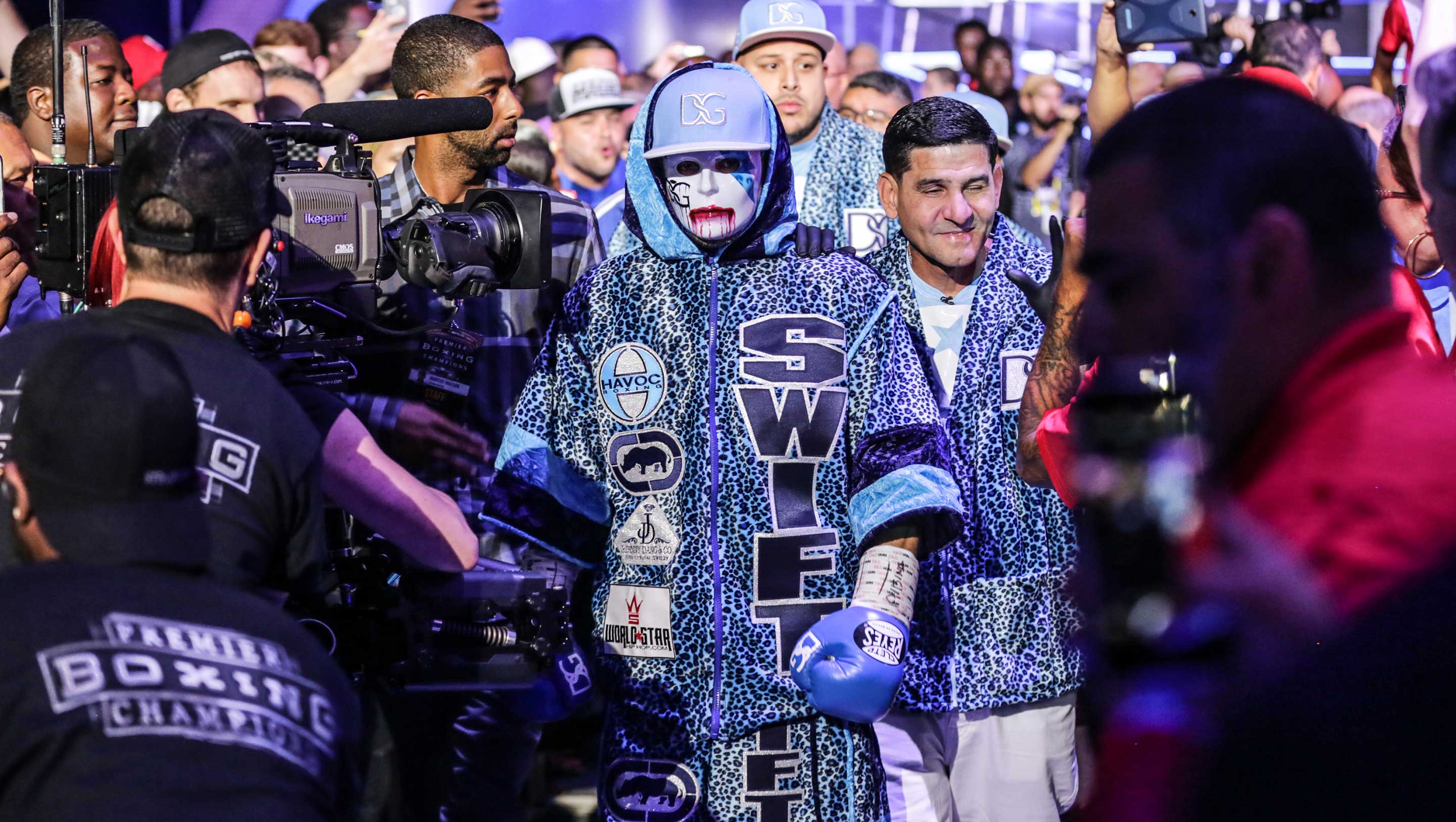 Garcia makes an entrance