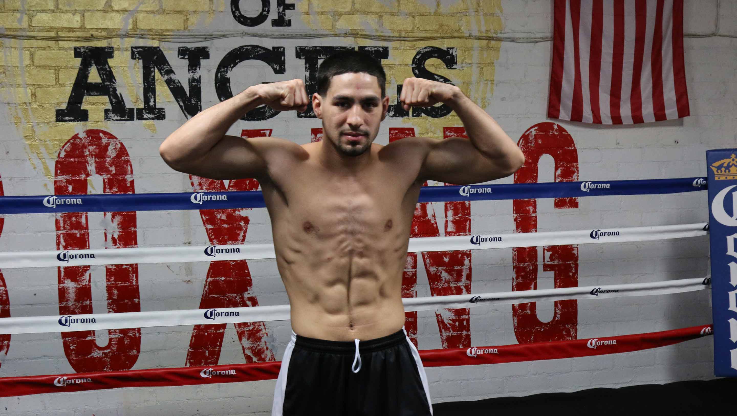 Garcia works out