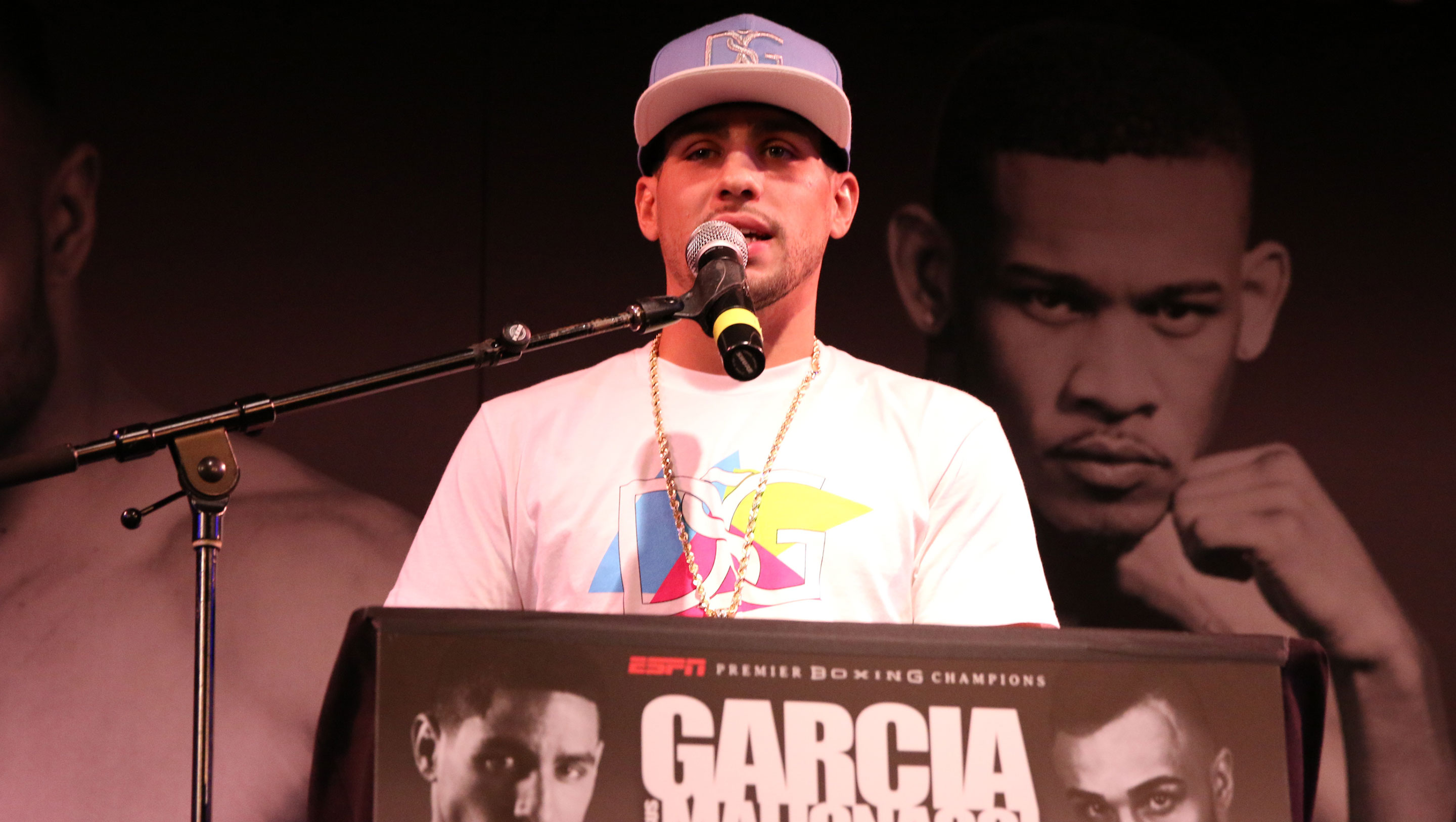 Garcia on the podium