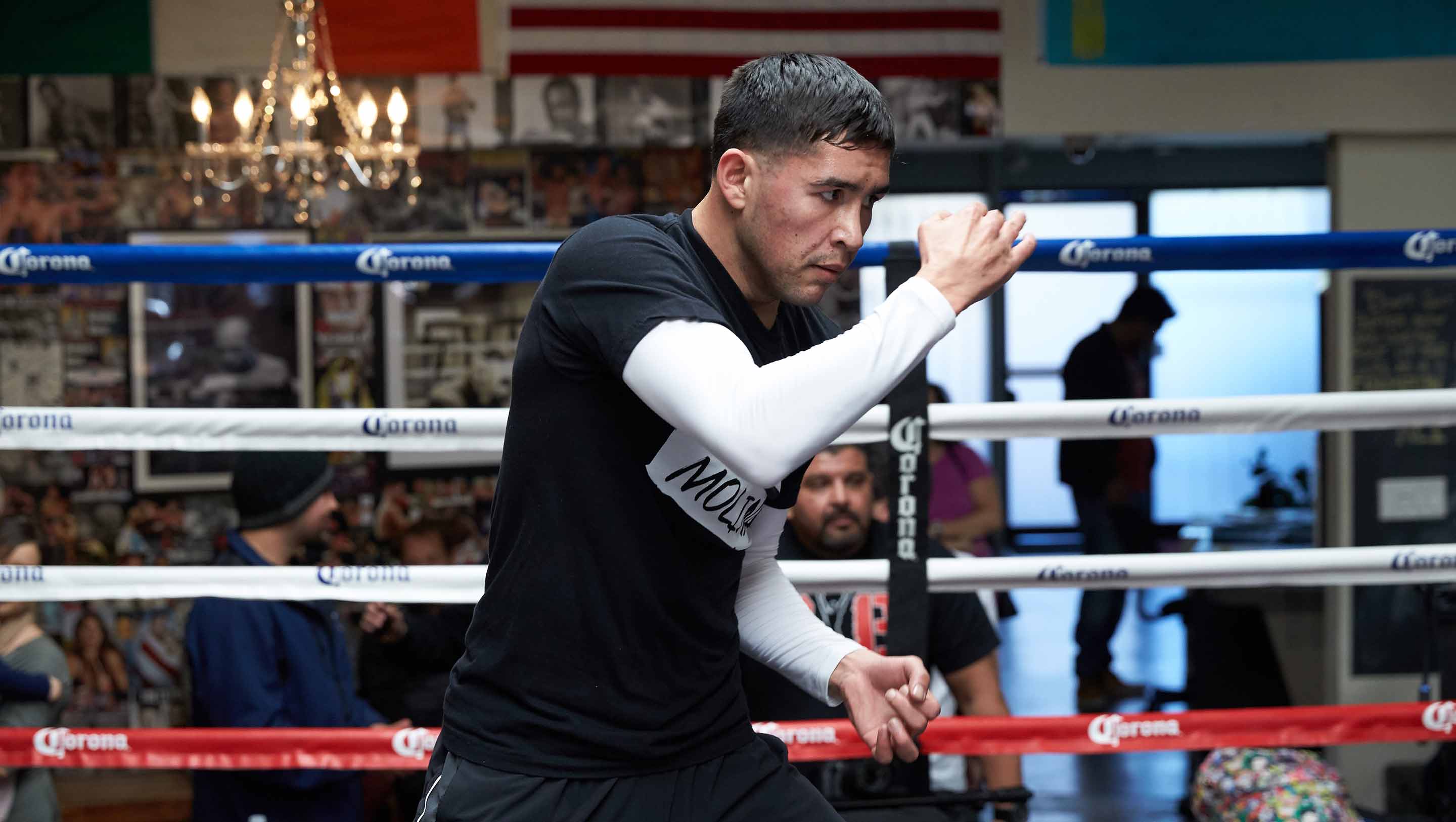 Molina works out