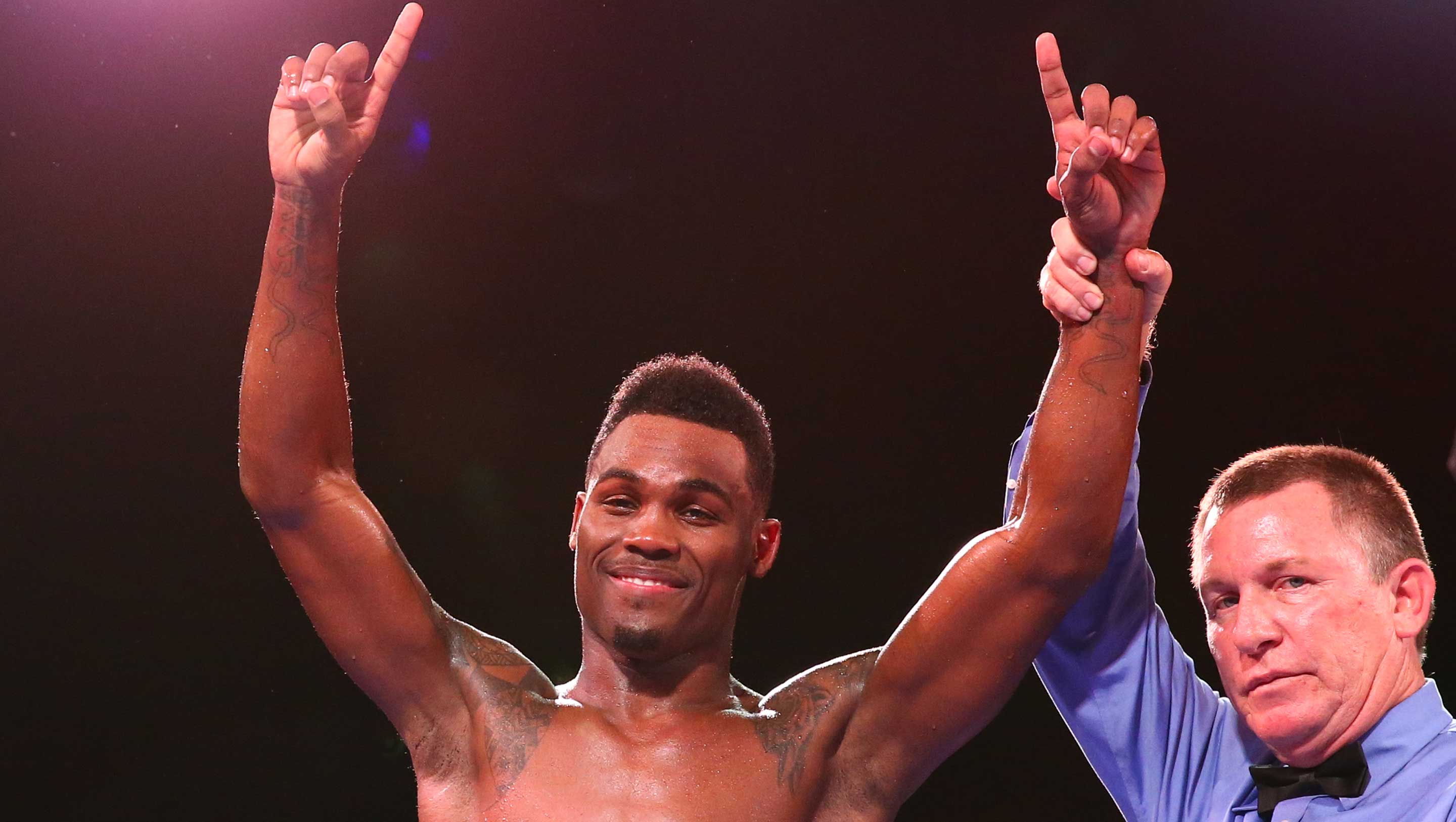 Charlo thanks the crowd