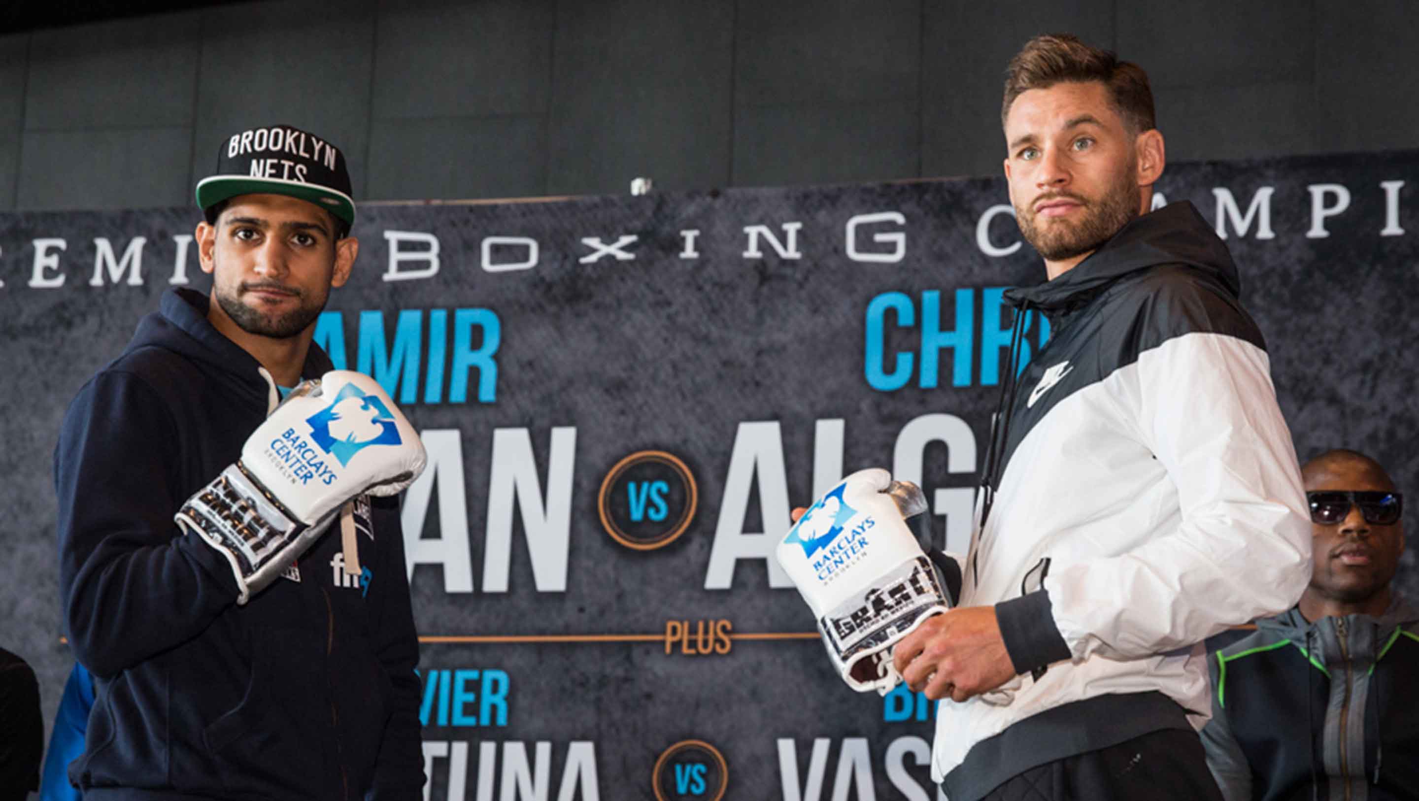 Khan and Algieri come face to face