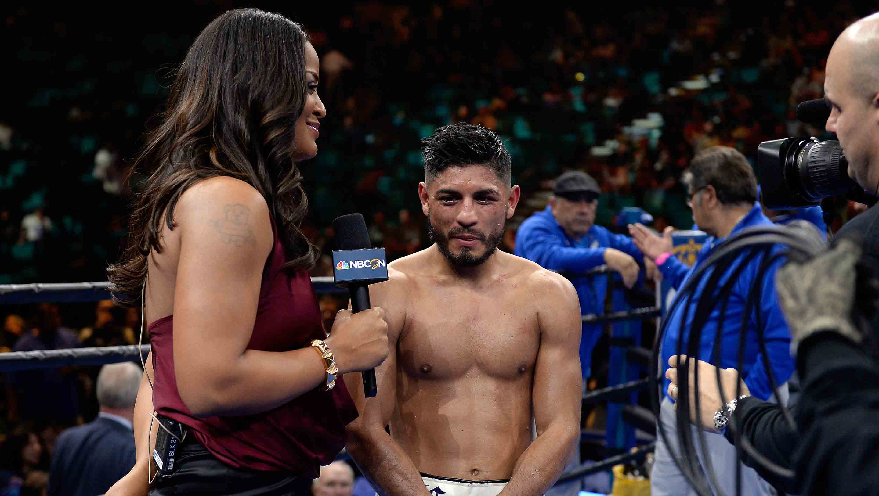 Laila Ali interviews Abner Mares