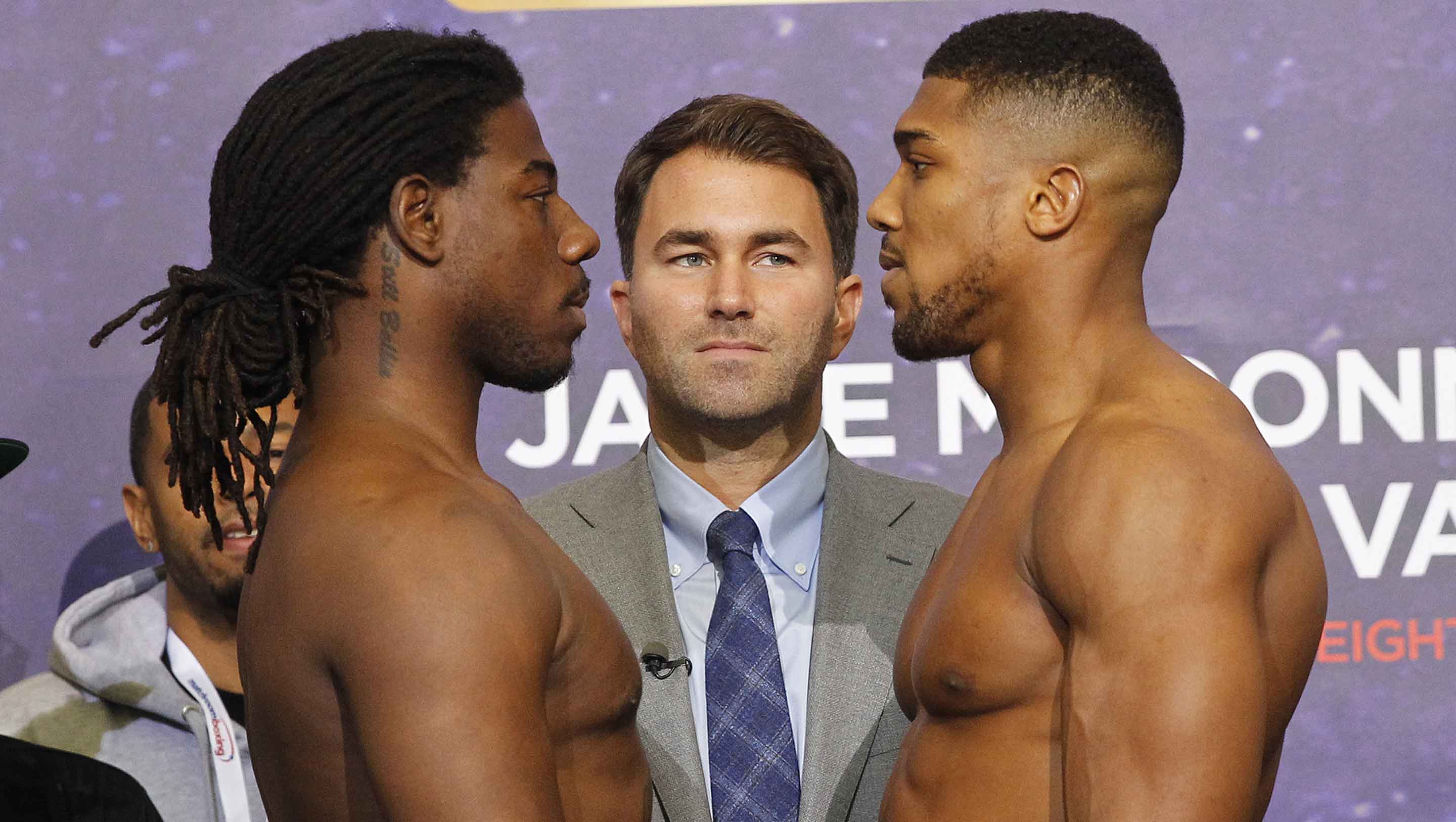 Martin and Joshua square up