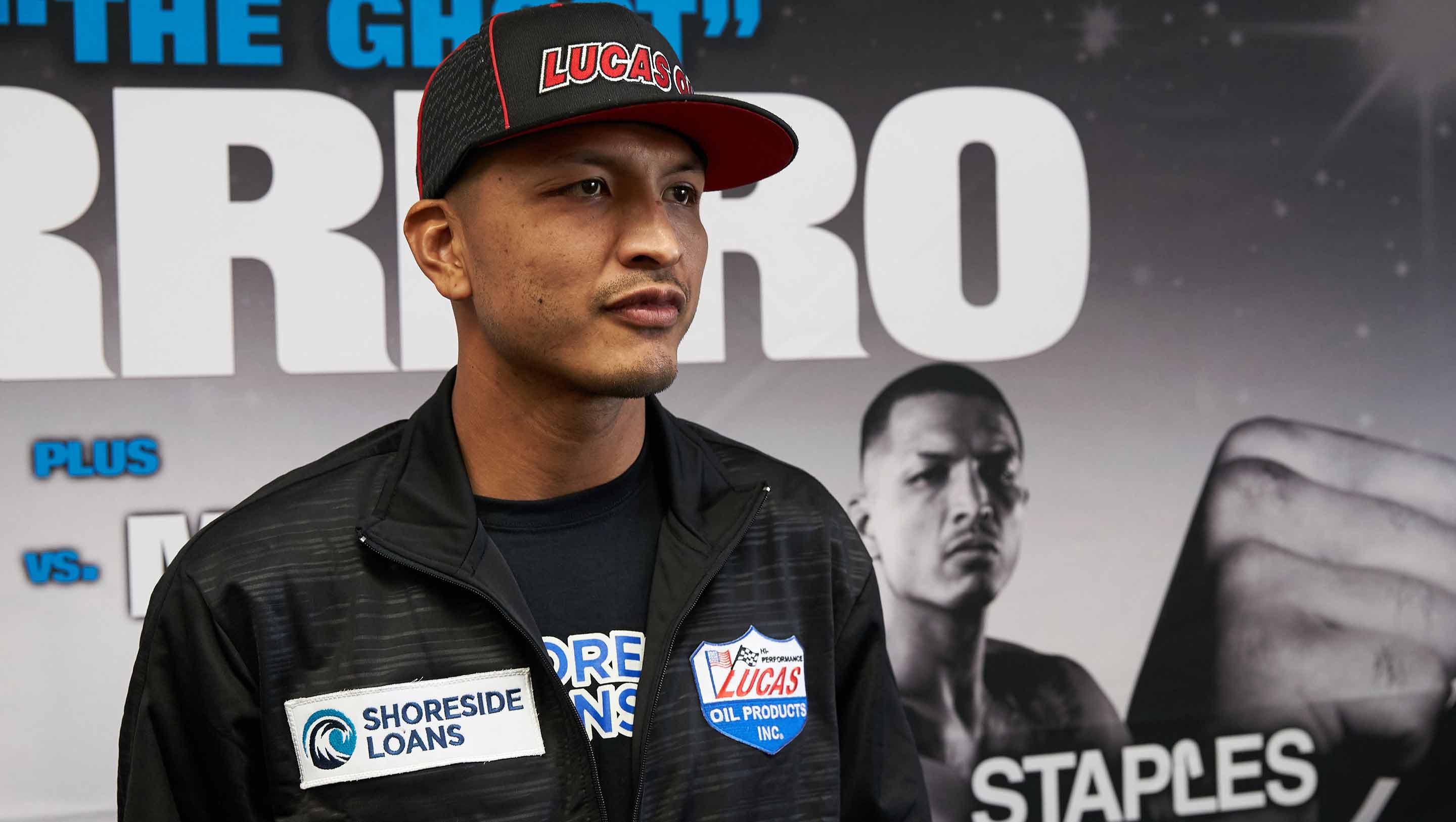 Aron Martinez works out