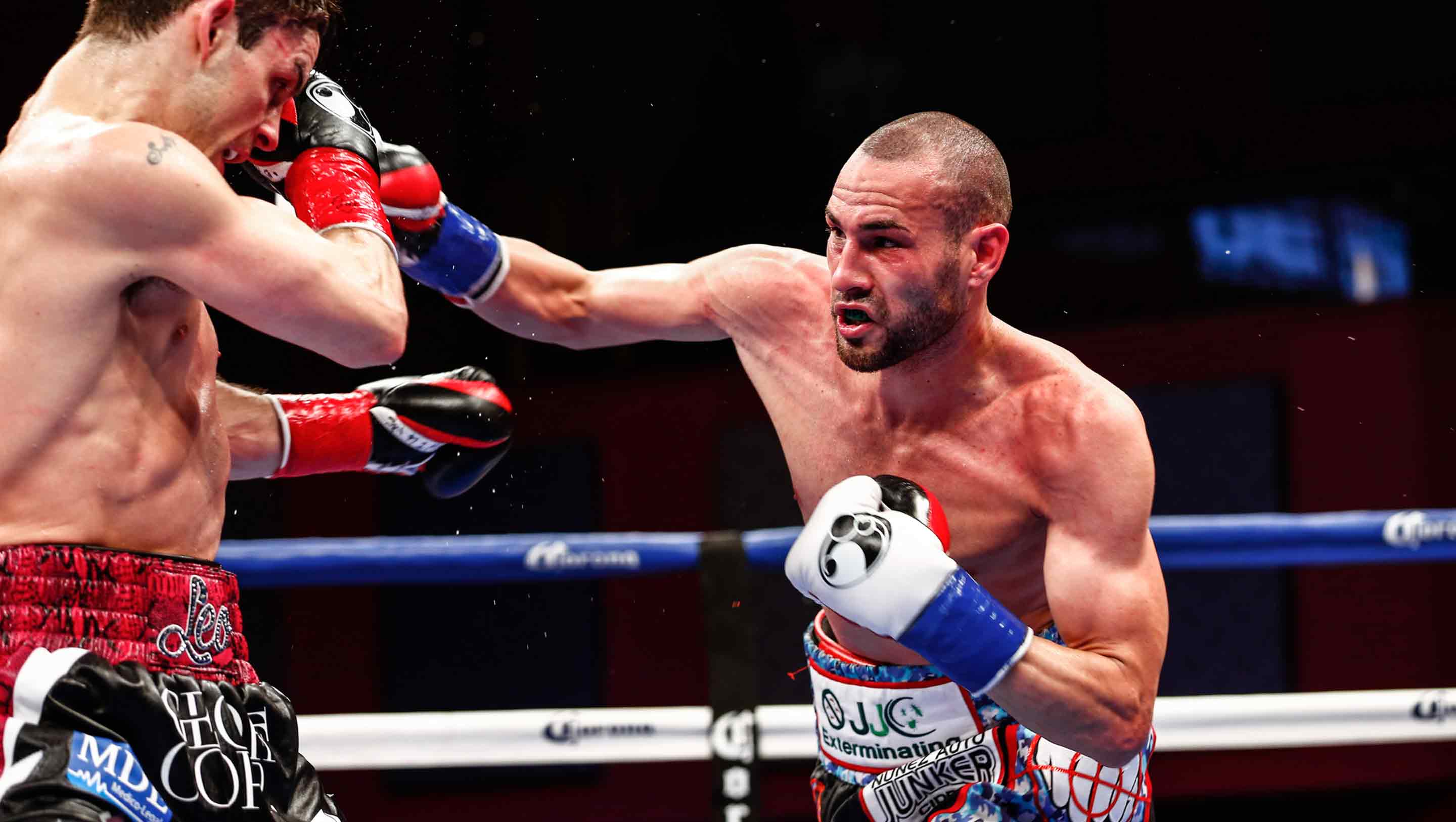 Pedraza works his right