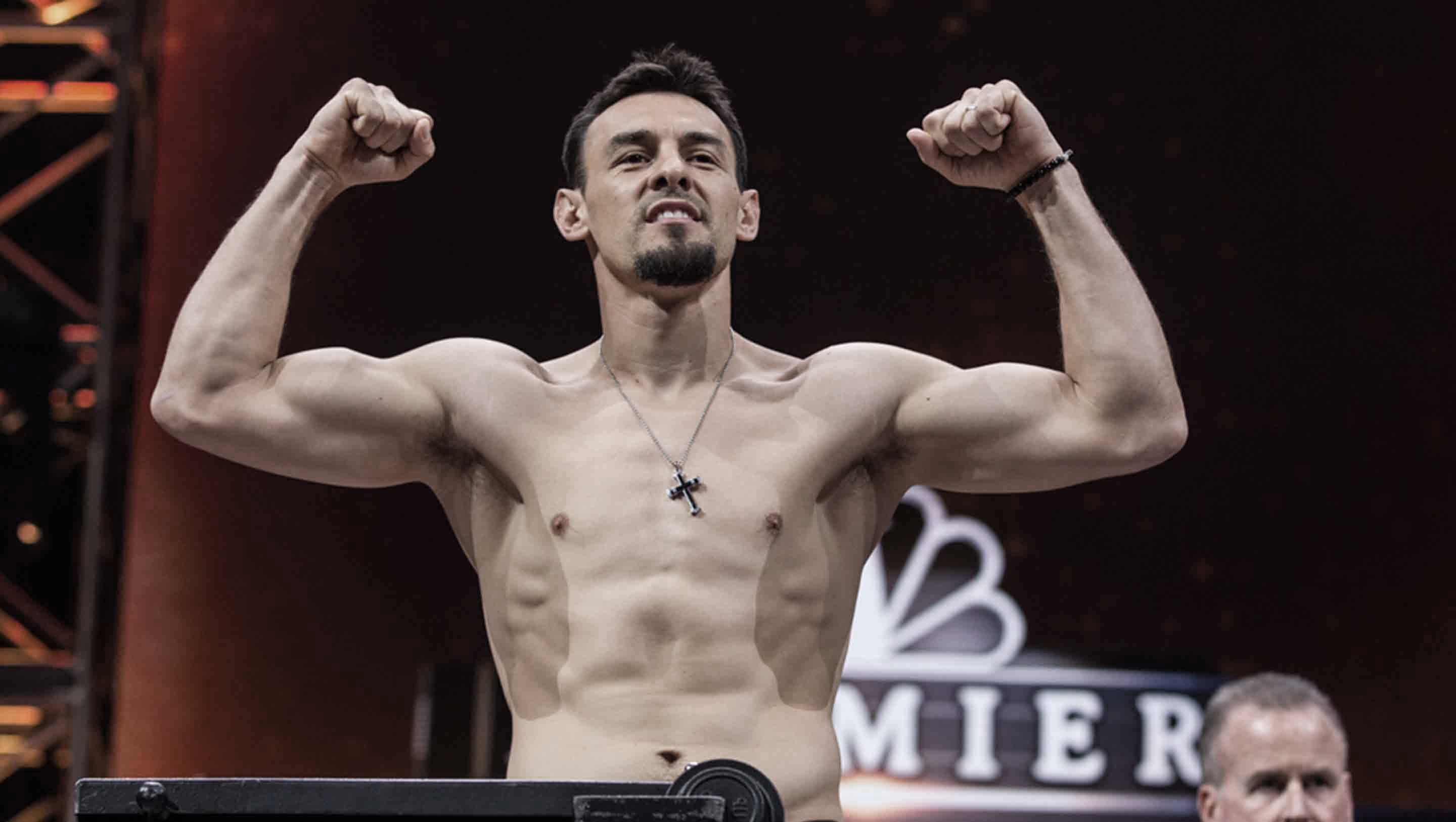 Robert Guerrero at weigh in