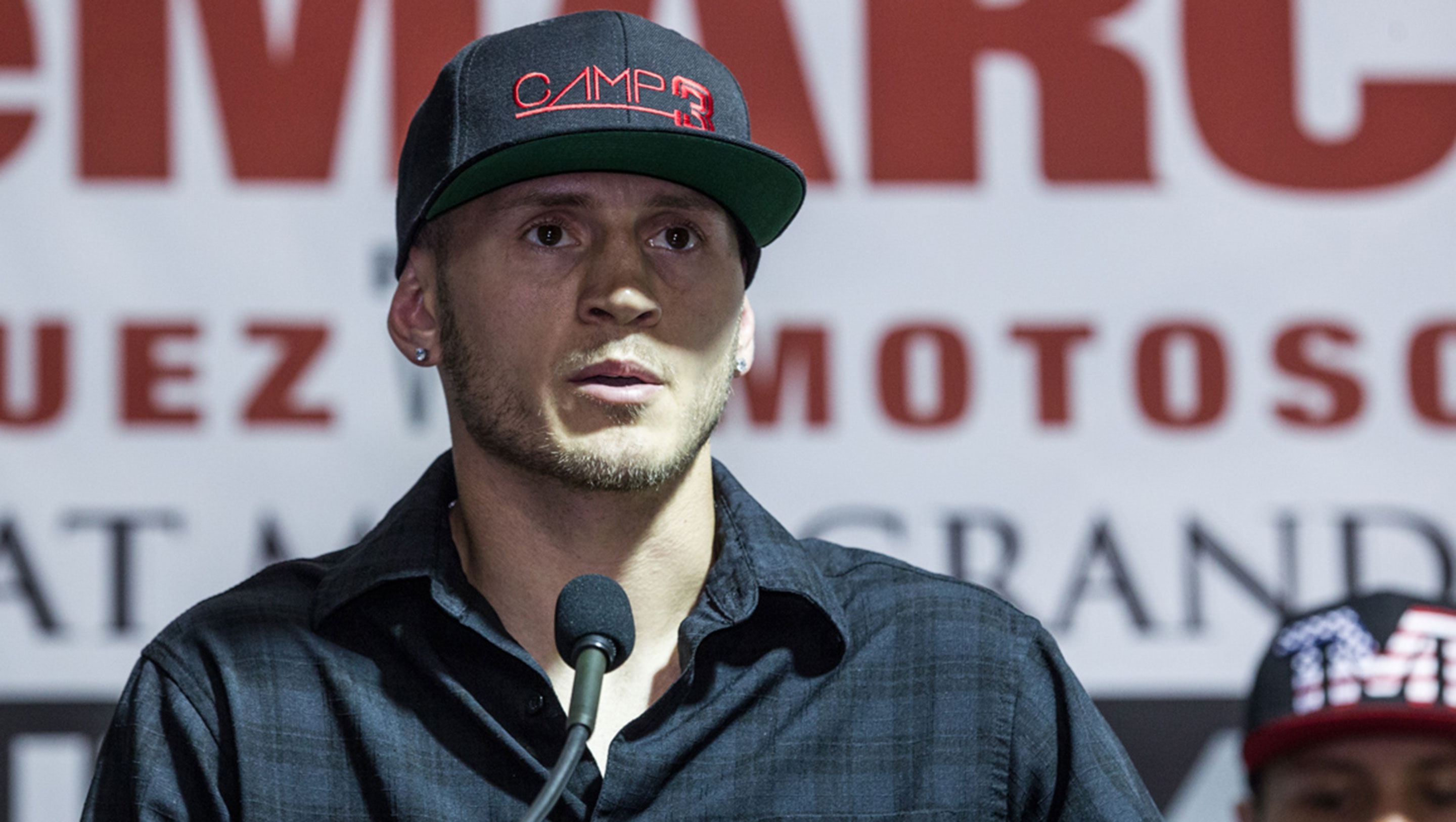 Vasquez answers media questions