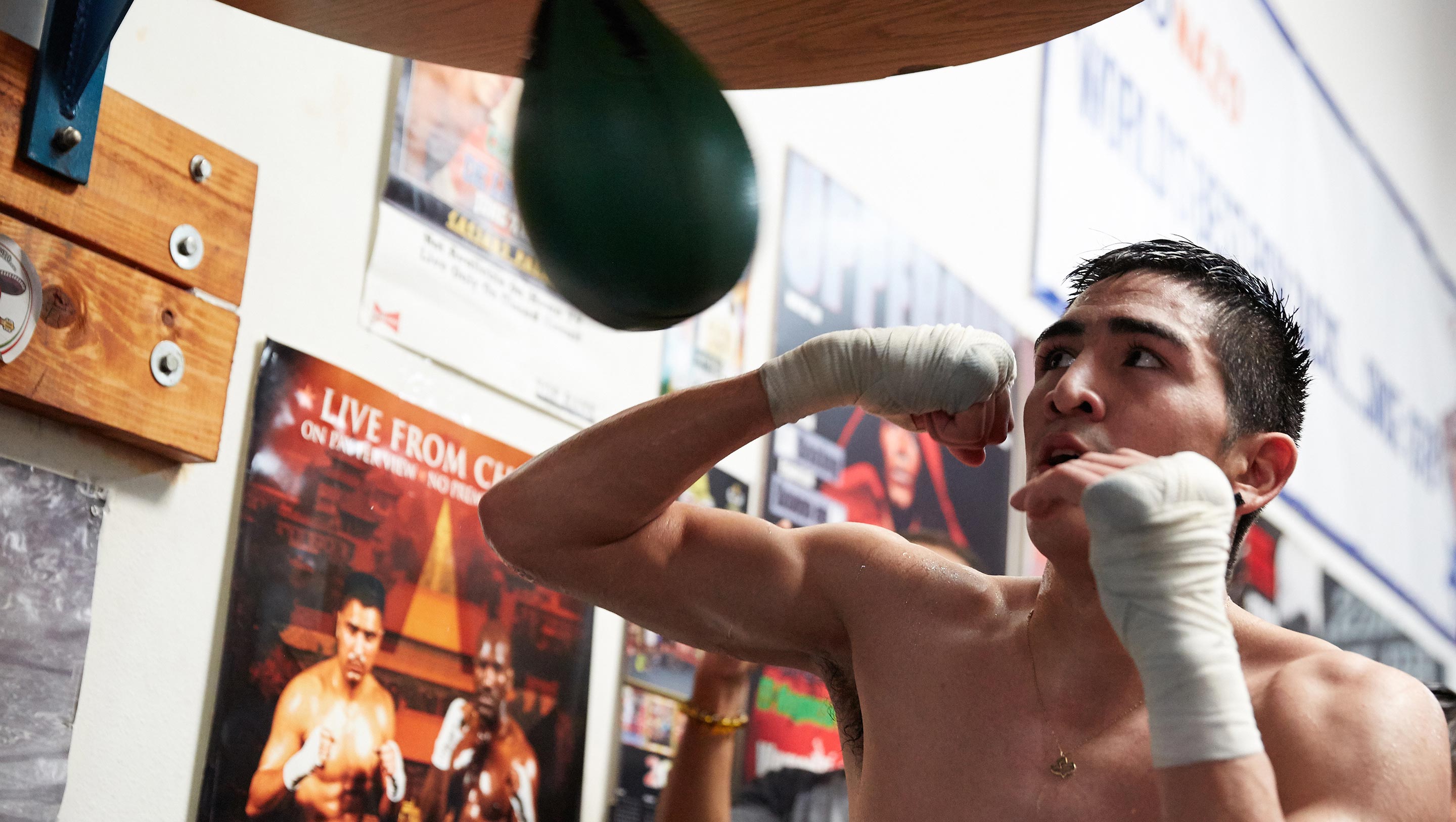 Santa Cruz works out