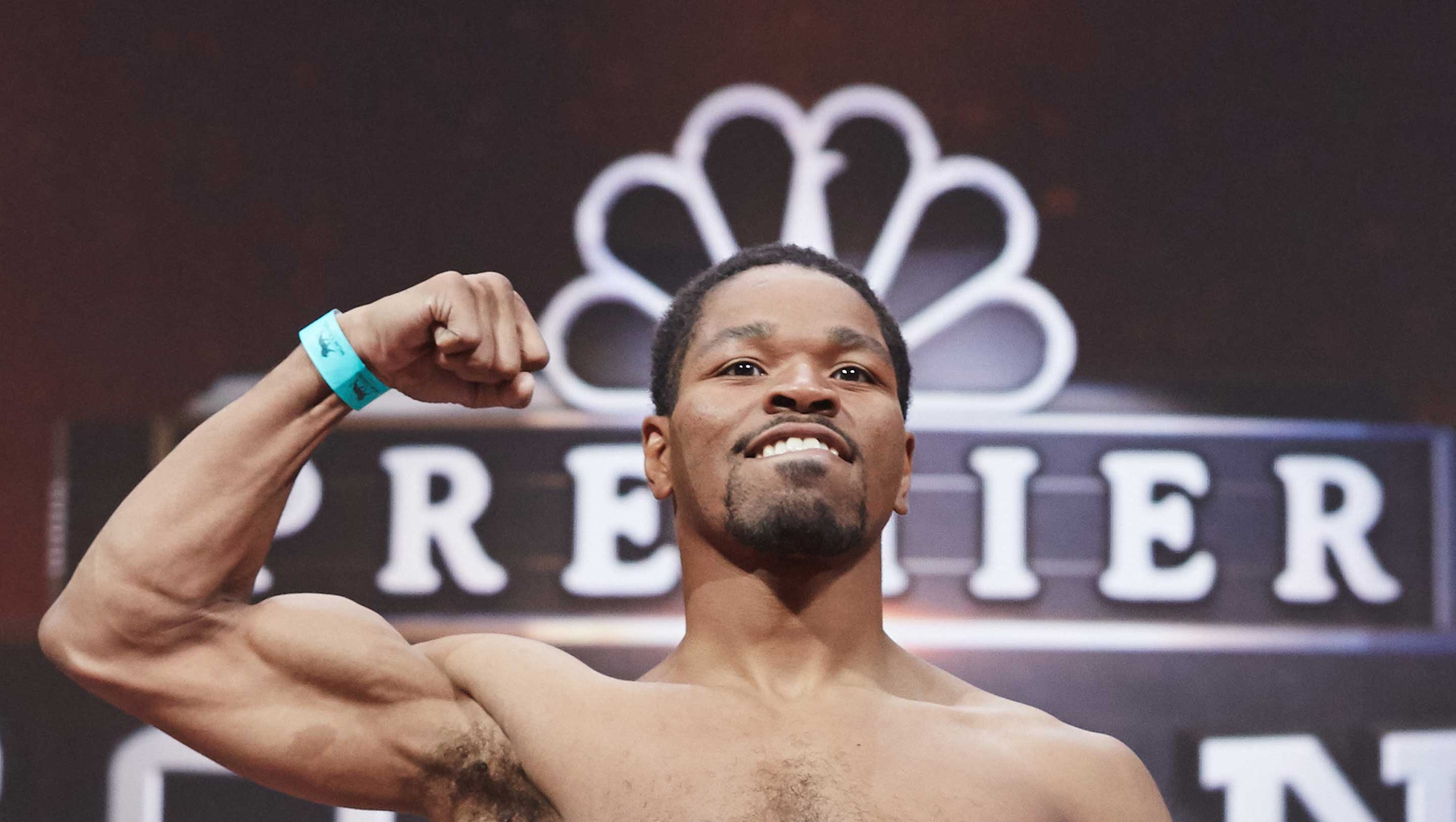 Shawn Porter at the weigh-in