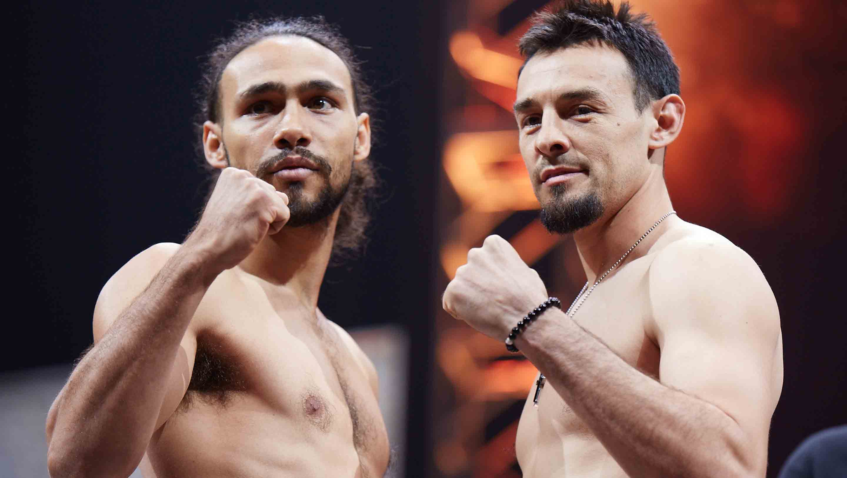 Thurman and Guerrero meet at the weigh in