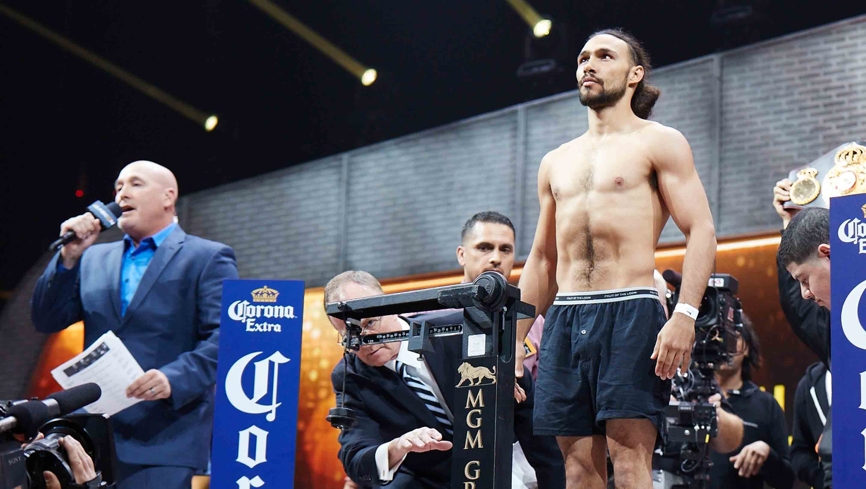 Thurman is weighed