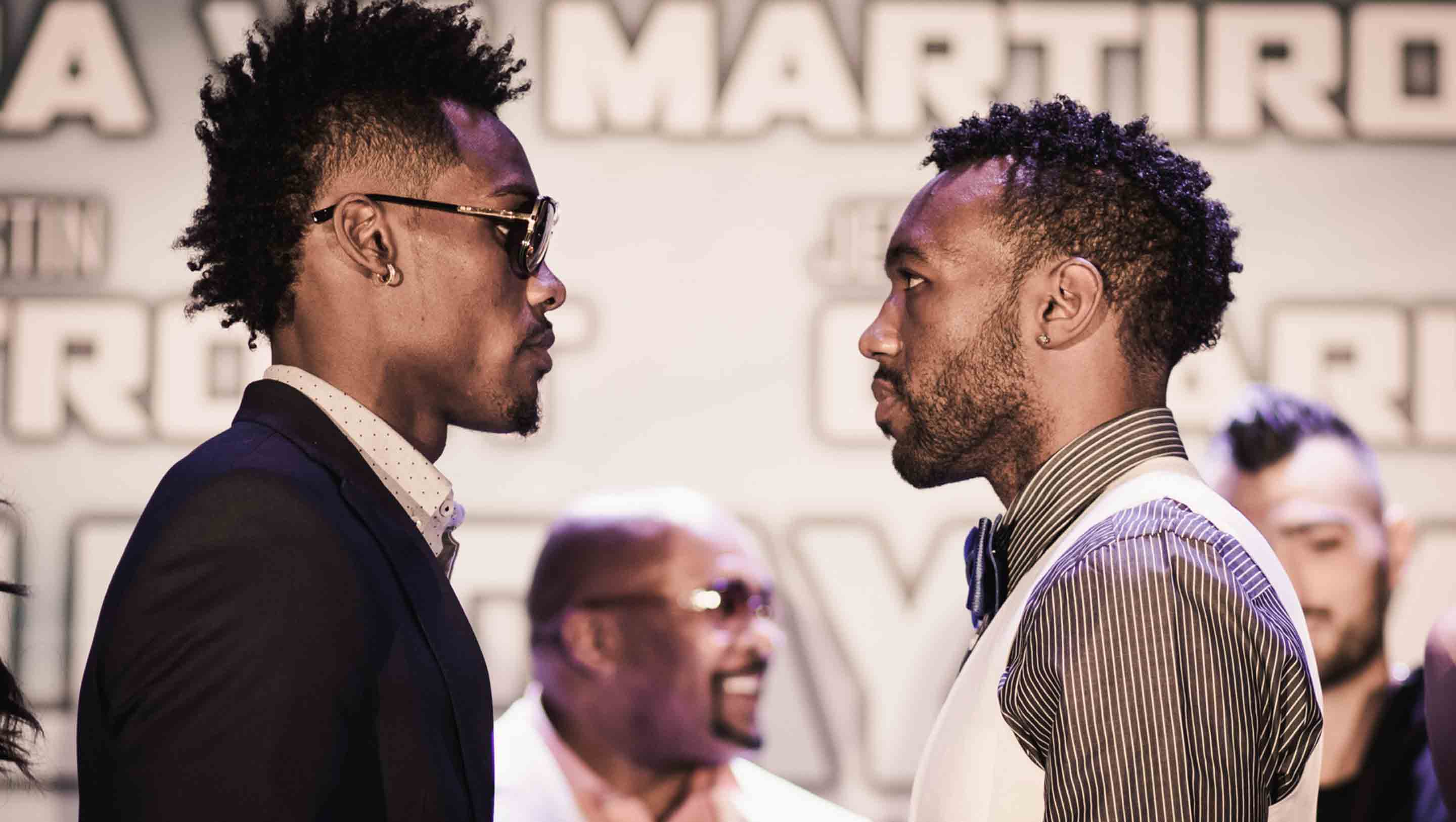 Charlo and Trout square up