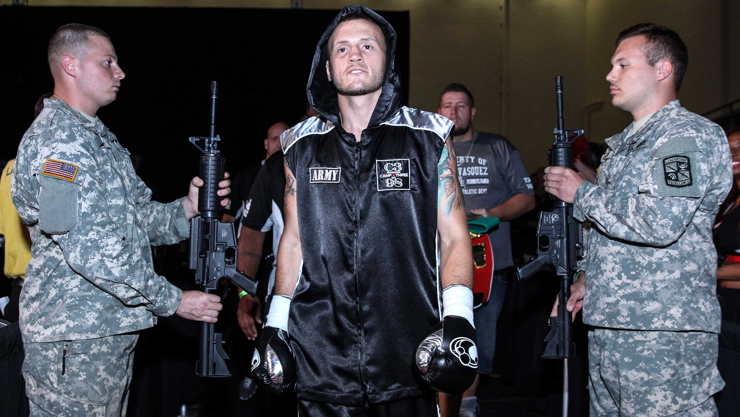 Vasquez makes his entrance