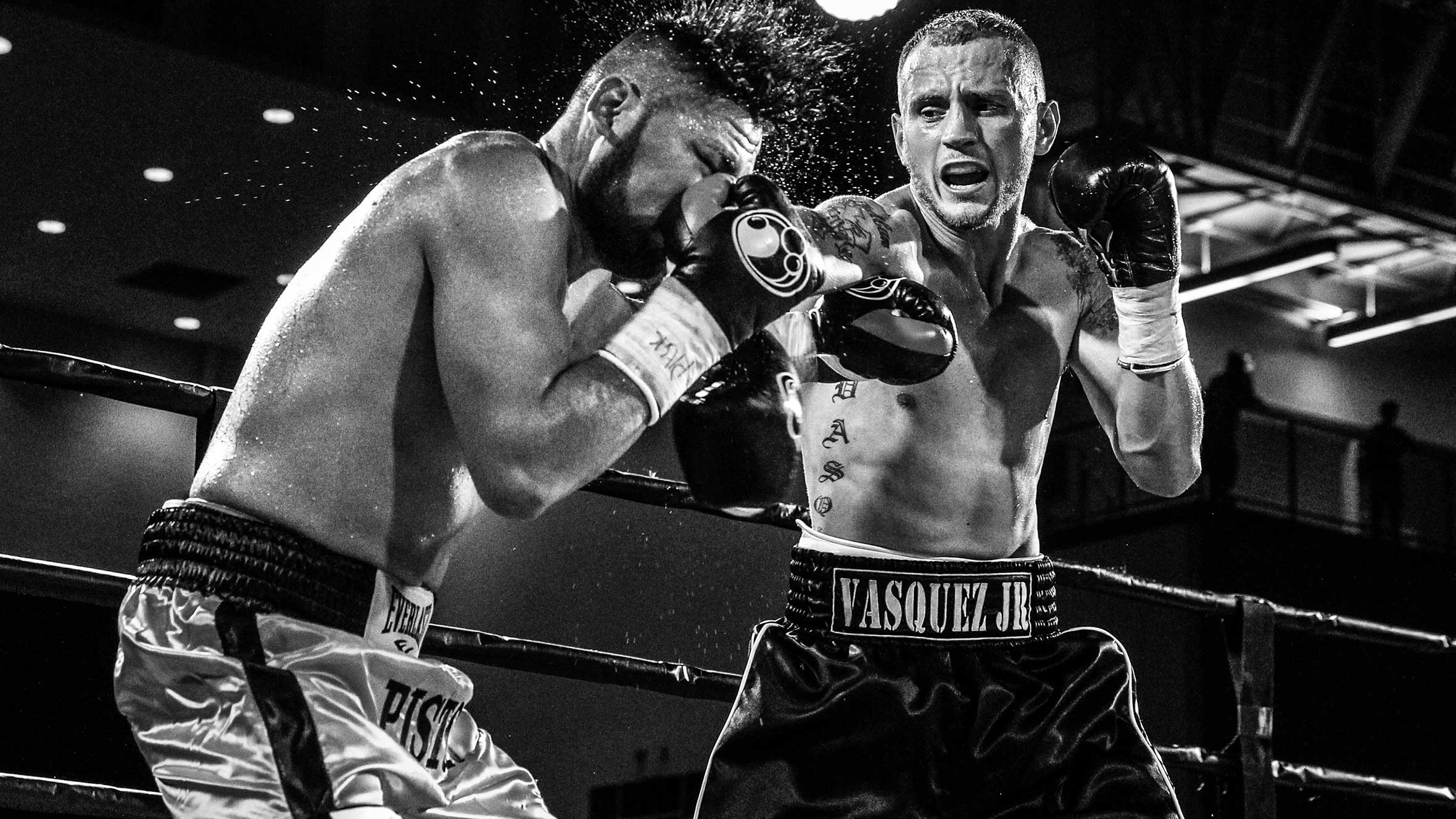 Vasquez in battering mode