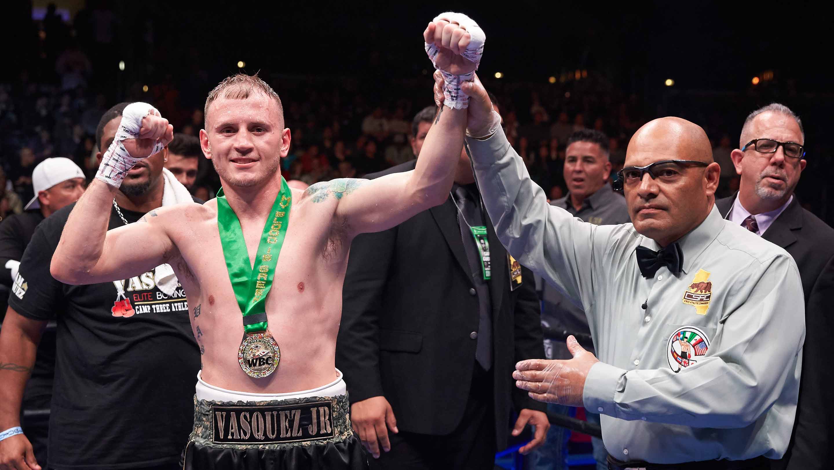 Vasquez victorious