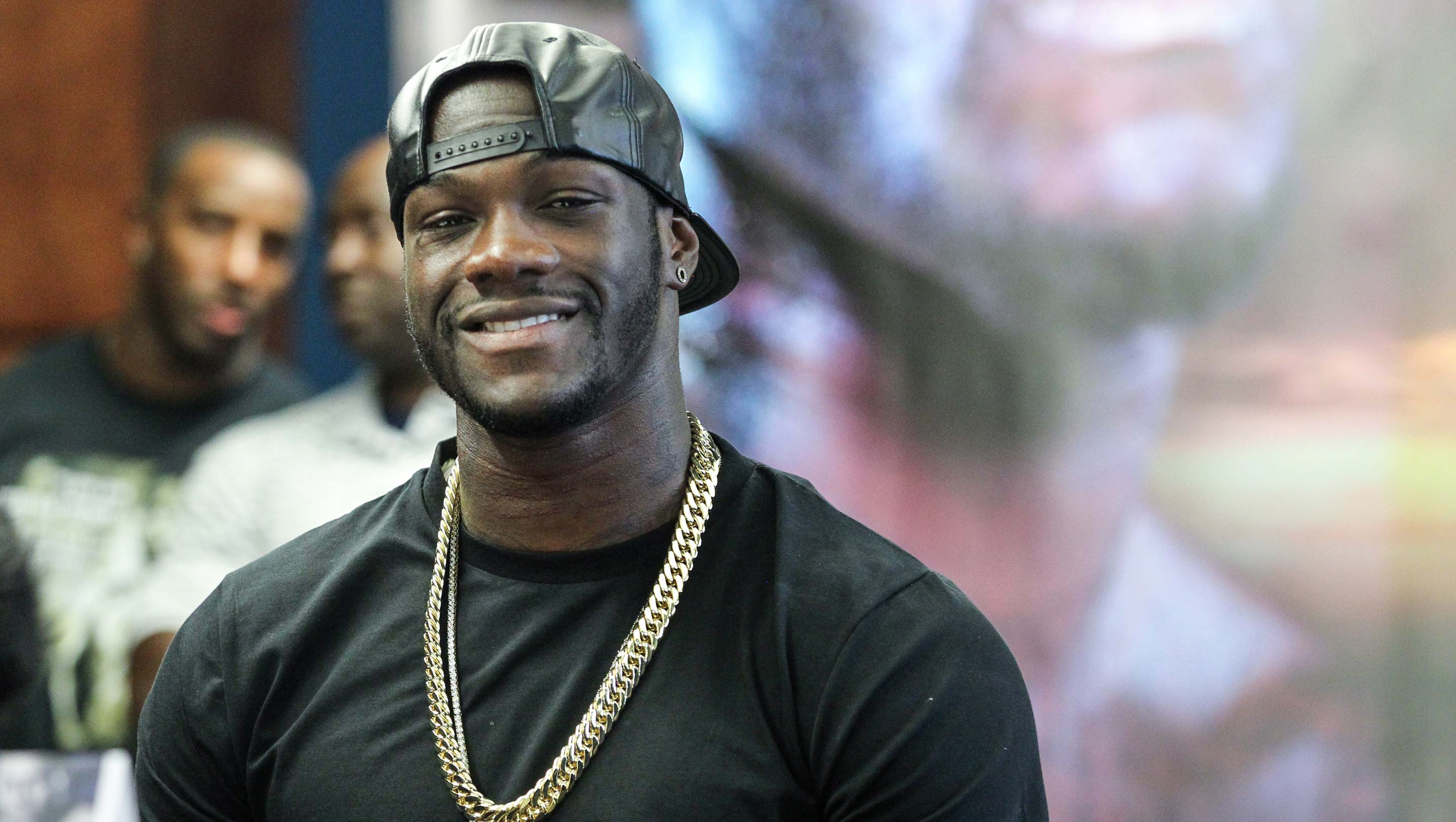 Wilder meets the media