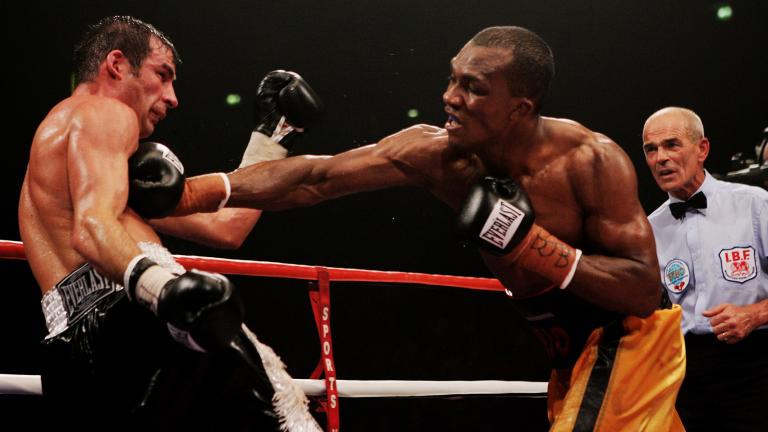 Sakio Bika and Joe Calzaghe