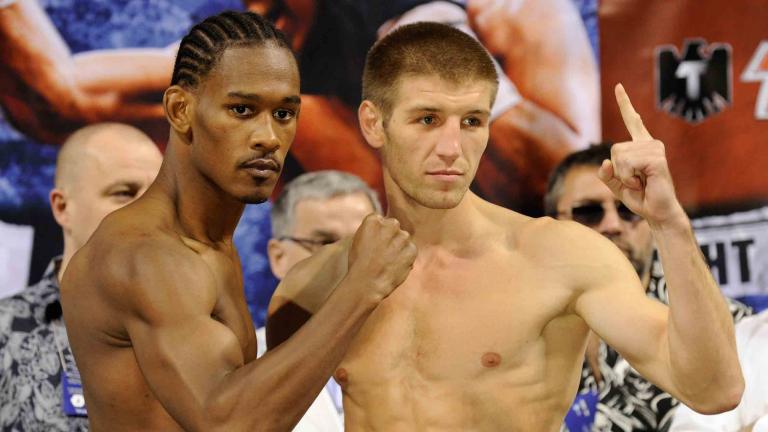 Daniel Jacobs and Dmitri Pirog