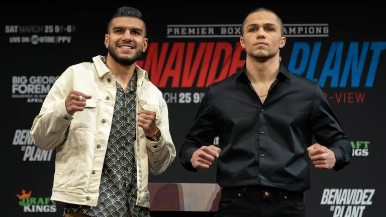 Everything David Benavidez and Caleb Plant said at final presser