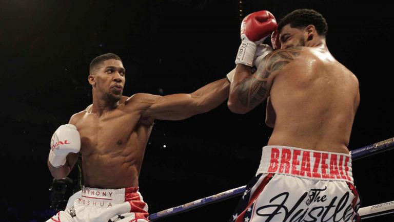 Anthony Joshua and Dominic Breazeale