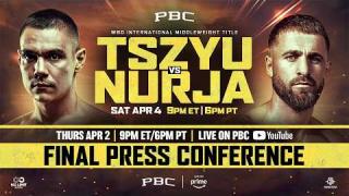 Embedded thumbnail for Tszyu vs. Nurja FINAL PRESS CONFERENCE LIVESTREAM