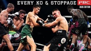 Embedded thumbnail for All PBC Knockouts &amp;amp; Stoppages | 2025 Fight Highlights
