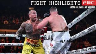 Embedded thumbnail for PBC FIGHT HIGHLIGHTS: Asofa-Solomona vs Wallace | APRIL 4, 2026