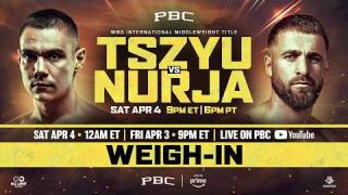 Embedded thumbnail for Tszyu vs. Nurja WEIGH-IN LIVE STREAM