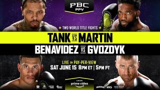 Embedded thumbnail for Tank vs. Martin &amp;amp; Benavidez vs. Gvozdyk PREVIEW: June 15, 2024 | PBC PPV on Prime Video