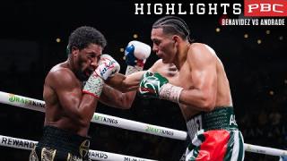 Embedded thumbnail for Benavidez vs Andrade HIGHLIGHTS: November 25, 2023 | PBC on Showtime PPV