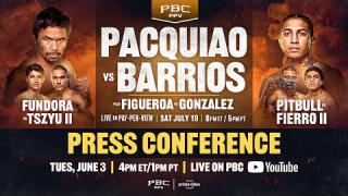 Embedded thumbnail for LIVE: Pacquiao vs. Barrios Los Angeles Press Conference