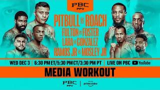 Embedded thumbnail for Pitbull vs. Roach MEDIA WORKOUT LIVE STREAM