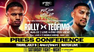 Embedded thumbnail for Rolly vs. Teofimo KICKOFF PRESS CONFERENCE LIVESTREAM