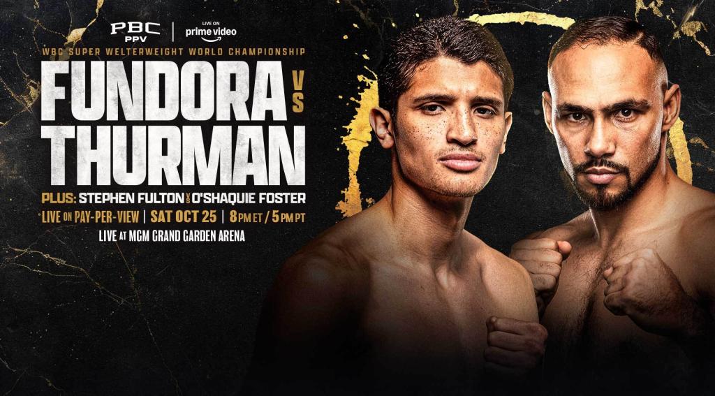 Fundora vs Thurman: October 25, 2025 | PBC PPV on Prime Video
