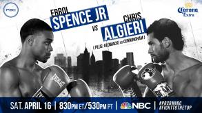 Spence Jr. vs Algieri preview: April 16, 2016